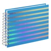 Album klasické spirálové FLASHY 24x17 cm, 50 stran, modrá, bílé listy DOPRODEJ
