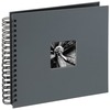 Album klasické spirálové FINE ART 28x24 cm, 50 stran, šedé