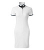 Šaty Polo, Malfini Dress Up bílé, velikosti  XS až 2XL